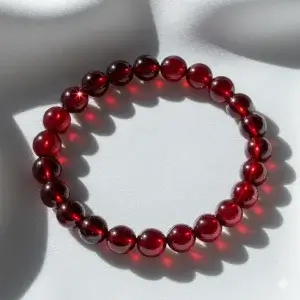 VLUKY - [Pomegranate Wood] Garnet Bracelet